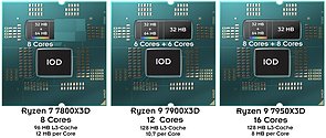 AMD Ryzen 7000 X3D: Einzel-Chips
